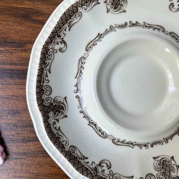 Shakespeare's Sonets Kensington Anne Hathaway 4 Ironstone Pair Cups & Saucers - Picture 10 of 16